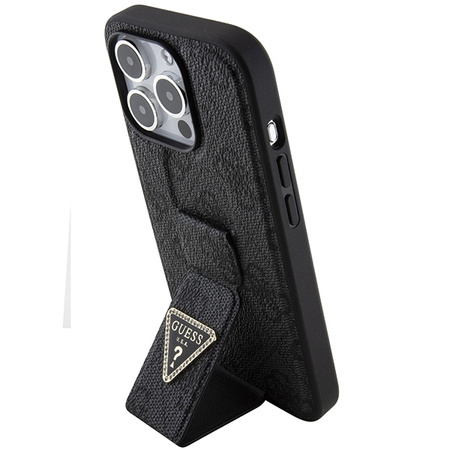 GUESS ETUI HARDCASE DO IPHONE 15 PRO MAX 6.7 GRIP STAND STRASS TRIANGLE