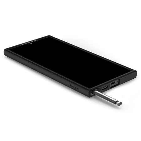 Etui Spigen Ultra Hybrid na Samsung Galaxy S24 Ultra - przezroczysto-czarne