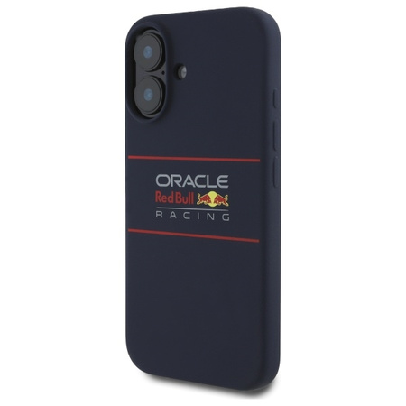 Red Bull RBHMP16S24SIHSRV iPhone 16 6.1 hardcase granatowy/navy Silicone Horizontal Logo MagSafe