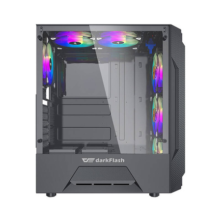 DARKFLASH OBUDA KOMPUTEROWA LEO DO PC ATX Z CHŁODZENIEM I PODŚWIETLENIEM