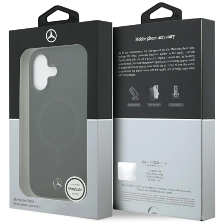 MERCEDES ETUI SKÓRZANE POKROWIEC DO IPHONE 17 MAGSAFE ELEGANCKIE