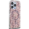 Etui Guess IML GCube MagSafe na iPhone 15 Pro Max - różowe
