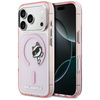 Etui Karl Lagerfeld IML Peekaboo MagSafe do iPhone 17 Pro różowy