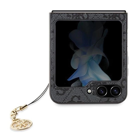 Etui Guess 4G Charms Collection na Samsung Galaxy Z Flip 5 - szare