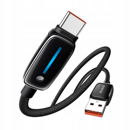 MCDODO ŁADOWARKA KABEL USB-A USB-C SZYBKIE ŁADOWANIE DO IPHONE TYP C 1M LED