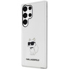 Etui Karl Lagerfeld KLHCS23LHNCHTCT S23 Ultra S918 - przezroczyste hardcase Ikonik Choupette