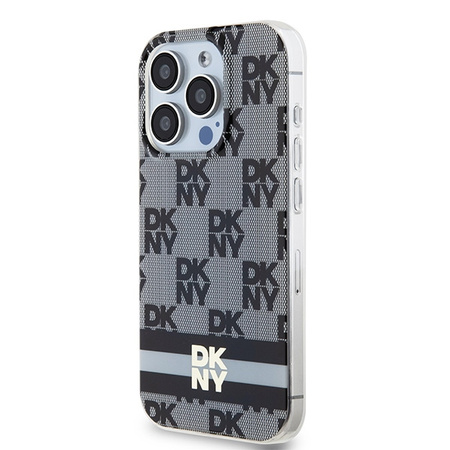 DKNY ETUI HARDCASE DO IPHONE 13 PRO MAX 6.7 CHECKERED MONO PATTERN