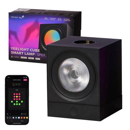 YEELIGHT PANEL GAMINGOWY SMART CUBE LIGHT SPOT DO KONFIGURACJI ZESTAWÓW PC