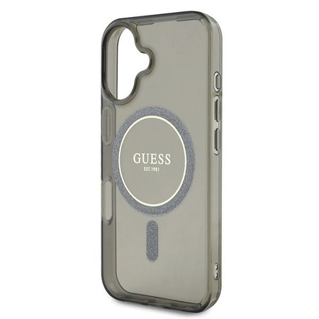 GUESS ETUI CASE HARDCASE IML GLITTER CIRCLE DO IPHONE 16 PLUS DO MAGSAFE