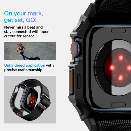 SPIGEN LITE FIT PRO PASEK DO APPLE WATCH 10 (42 MM) WYTRZYMAŁY I KOMFORTOWY