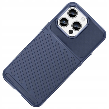 Pancerne etui iPhone 15 Pro Max Thunder Case - niebieskie