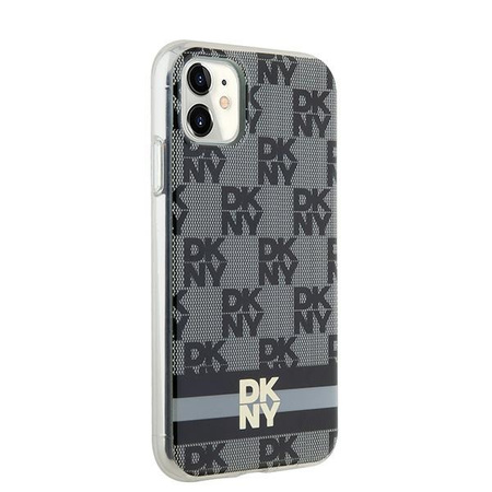 DKNY HARDCASE ETUI DO IPHONE 11 XR 6.1 DO MAGSAFE STRIPES CHECKERED PATTERN