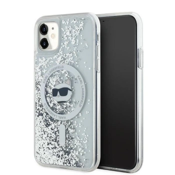 KARL LAGERFELD ETUI LIQUID GLITTER DO IPHONE 11 XR 6.1 CHOUPETTE DO MAGSAFE