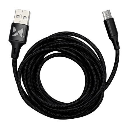 Wozinsky kabel USB - USB Typ C 2,4A 1m czarny (WUC-C1B)