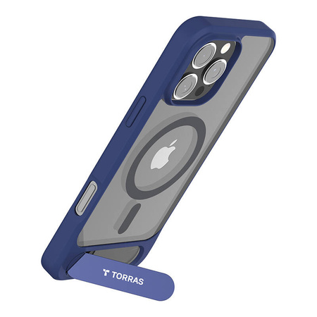 TORRAS ETUI PSTAND SERIES DO IPHONE 16 PRO OCHRONNE Z TYŁEM ANTYPOŚLIZGOWYM