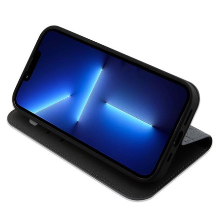 Etui Karl Lagerfeld KLBKP14SSAKLHPG na iPhone 14 bookcase - srebrne Saffiano Monogram