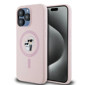 KARL LAGERFELD CASE SILICONE DO IPHONE 15 PRO 6.1 DO MAGSAFE KARL &