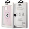 KARL LAGERFELD ETUI SILICONE KARL&CHOUPETTE DO IPHONE 15 DO MAGSAFE