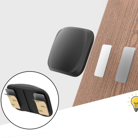 Etui magnetyczne na AirTag - czarne