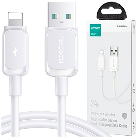 Kabel Lightning - USB 2.4A 1,2m Joyroom S-AL012A14 - biały