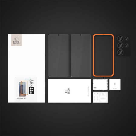 TECH-PROTECT SZKŁO HARTOWANE DO GALAXY S25 ULTRA CLEAR 3-PACK FULL COVERAGE