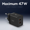SPIGEN ESSENTIAL EE472EU 2-PORT NETWORK CHARGER 47W BLACK