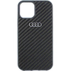 Etui Audi Carbon Fiber na iPhone 12 / iPhone 12 Pro - czarne AU-TPUPCIP12P-R8/D2-BK