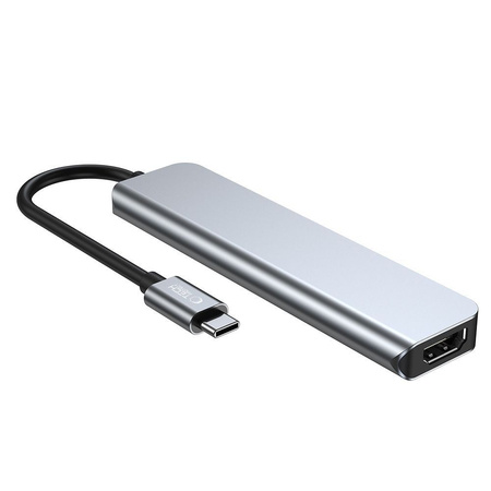 TECH-PROTECT V4-HUB PRZEJŚCIÓWKA 6IN1 DO TELEFONÓW USB-C Z GIGABIT ETHERNET