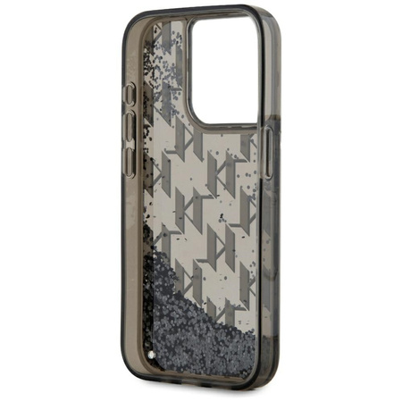 KARL LAGERFELD ETUI MONOGRAM DO IPHONE 15 PRO LIQUIDE GLITTER WYSOKA JAKOŚĆ