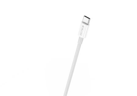 JELLICO kabel B1 USB-C - USB-C PD 60W 1M Biały