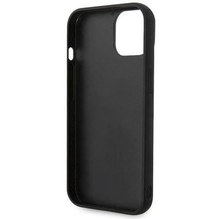 Etui Karl Lagerfeld KLHCP14MPSQPK na iPhone 14 Plus hardcase - czarne Puffy Ikonik Pin