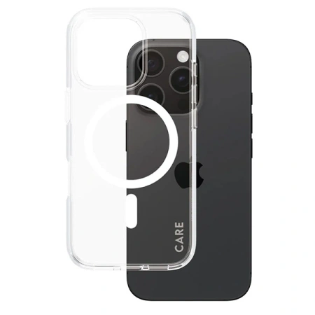 CARE by PanzerGlass Flagship Case iPhone 16 Pro 6.3 czarny/black MagSafe 1346