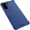 Honeycomb etui pancerny pokrowiec z żelową ramką Samsung Galaxy S21+ 5G (S21 Plus 5G) niebieski