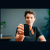 Dysk Zewnętrzny Verbatim Pocket SSD 1TB  - brelok do kluczy z kablem USB-C 3.2 gen.2 czarno-pomarańczowy/black-orange 32193