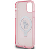 KARL LAGERFELD ETUI HARDCASE DO IPHONE 11 Xr 6.1 RÓŻOWY RING STAND