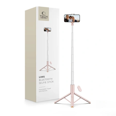 TECH-PROTECT SELFIE STICK Z TRIPODEM DO TELEFONÓW 3W1 Z PILOTEM KONTRO