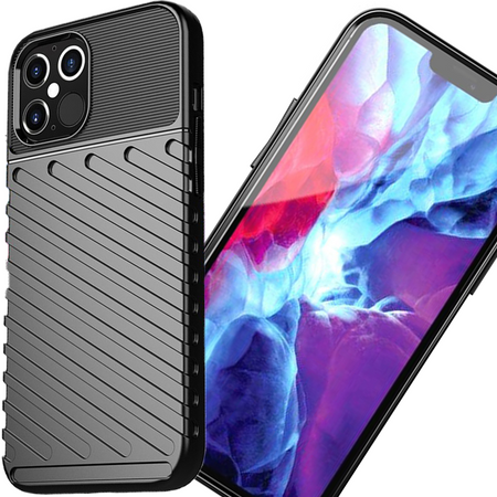 Thunder Case elastyczne pancerne etui pokrowiec Xiaomi Poco M3 / Xiaomi Redmi 9T czarny