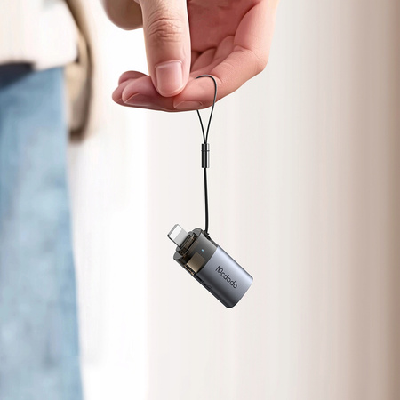 MCDODO ADAPTER PRZEJŚCIÓWKA USB-A DO LIGHTNING CZYTNIK KART TF 512 OTG LED