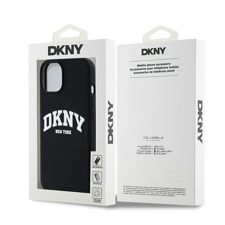 DKNY ETUI LIQUID SILICONE DO IPHONE 15 PLUS 14 PLUS 6.7 DO MAGSAFE Z LOGO