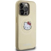 Etui Hello Kitty Leather Kitty Head MagSafe na iPhone 13 Pro / 13 - złote