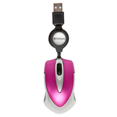VERBATIM MYSZ USB-A 1000 DPI DO KOMPUTERA STACJONARNEGO LAPTOPA WINDOWS MAC