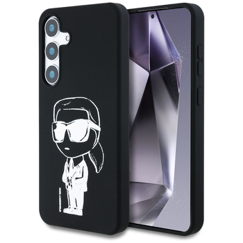 KARL LAGERFELD ETUI SILICONE GRAFFITI IKONIK PRINTED LOGO DO MAGSAFE