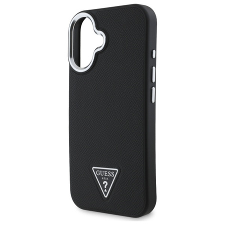GUESS ETUI DO IPHONE 16 PLUS 6.7 HARDCASE Z DO MAGSAFE GRINED TRIANGLE