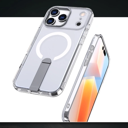 HURTEL ETUI HYBRID ARMOR X DO IPHONE 17 PRO Z PODSTAWKĄ KOMBATYBILNE