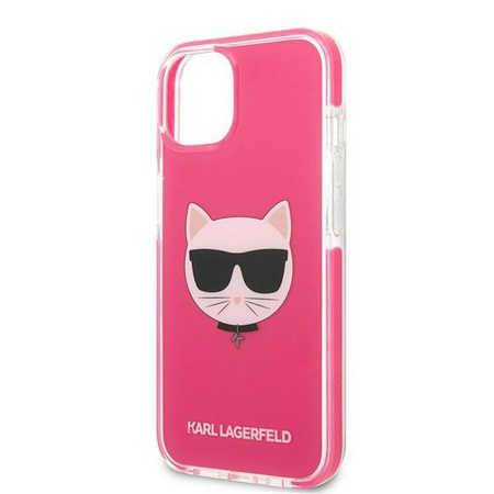 Karl Lagerfeld KLHCP13STPECPI iPhone 13 mini 5,4" hardcase fuksja/fuschia Choupette Head