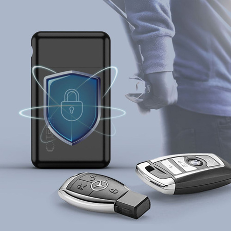 TECH-PROTECT KLATKA FARADAYA DO KLUCZY METAL RFID SIGNAL BLOCKER DO OCHRONY