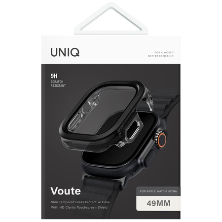 UNIQ ETUI DO APPLE WATCH ULTRA 49MM OCHRONNE Z SZKŁEM HARTOWANYM DO ZEGARKA
