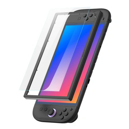 DUX DUCIS SZKŁO HARTOWANE HD DO NINTENDO SWITCH 2 OCHRONA EKRANU Z RAMKĄ