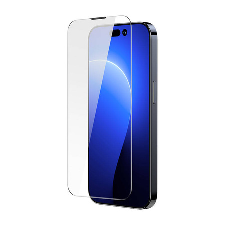 BASEUS SZKŁO HARTOWANE Z POWŁOKĄ PRZECIWPYŁOWĄ DO IPHONE 14 PRO 2 SZTUKI
