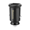 Baseus Grain Car Charger mini ładowarka samochodowa 2x USB 3.1A czarny (CCALL-ML01)